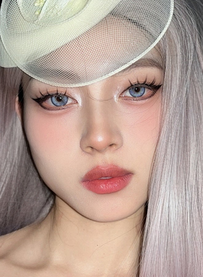 FreshLady Violet Mirage Contact Lenses, Yearly Disposable – Trendy Daily Look - Image 5